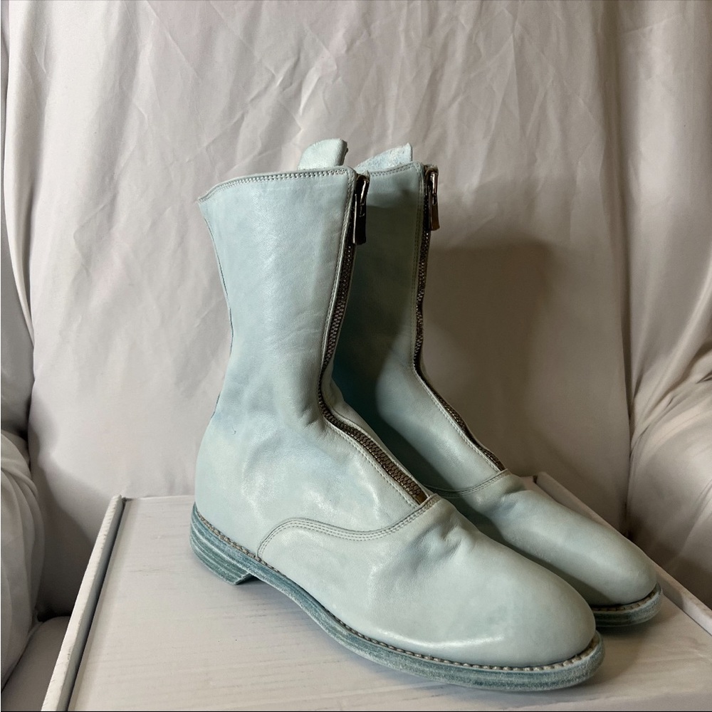 Guidi Front Zip Army Boots Womens Size US 10 EU 40 New in box